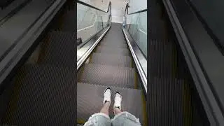 ThyssenKrupp escalator at Dubai Frame in Arab Emirates, Dubai. #escalator #shorts