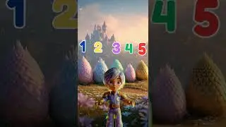 Golden Egg Learn | Numbers Hunt with Baby Dragons ⭐ #Shorts