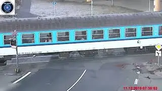 50 People Who Cheated Death at Train Crossings #tranding