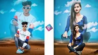 PicsArt Amazing Dual Photo Editing || Instagram Viral Picsart Editing - Ghaus Editz