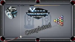 8 Ball Pool - Venom Trickshots Win Streak Completed Free Ring & Cue 2 Rings - Gaming With J YT