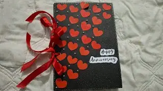 Handmade scrapbook A5 size | birthday gift | anniversary ❤️ gift | u can order @MaheyaCrafts