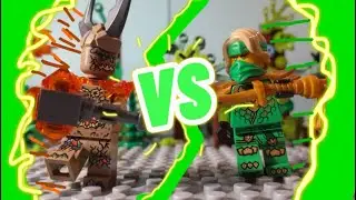 Lloyd VS Earth Monster / Lego Ninjago Dragon Rising Season 4