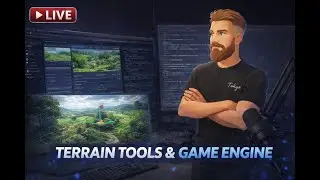 Live Game Engine Coding - Shadow Maps & Terrain C++  Game Engine Development / OpenGL.