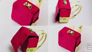 How to Make Origami Backpack for Doll #shorts #myboringtimes shorts