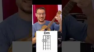 ПРОСТОЙ урок по аккордам Dm для укулеле! (Ре минор)