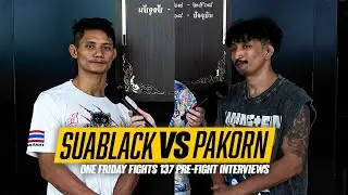 Suablack vs Pakorn interview | ONE Friday Fights 137 | ONE Championship 