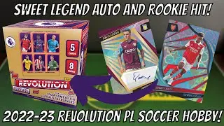 SWEET LEGEND AUTO AND ROOKIE HIT! 2022-23 Panini Revolution PL Soccer Hobby Box
