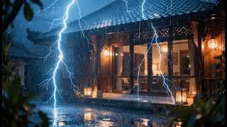 Heavy Rain Helps You Relax | Rain Sounds for Sleeping, Rain on Tin Roof | Goodbye Stress