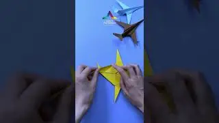como hacer un jet privado de papel origami