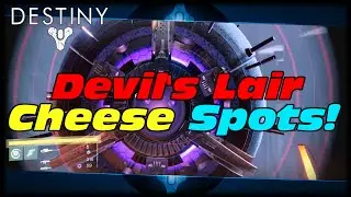 Destiny Devil's Lair Strike Glitch & Cheese Spots! How To Solo Devil's Lair Strike In Destiny!
