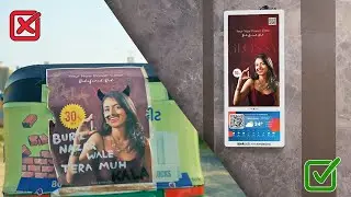 Advertise smart. Advertise with AekAds | India&rsquo;s first DOOH dual-screen