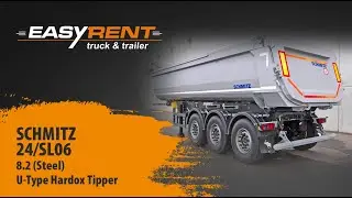 Easy Rent - Schmitz SKI 24/SL06 &ndash; 8.2 (Steel) U-Type Hardox Tipper
