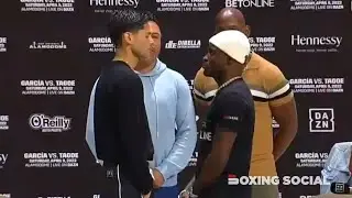 Ryan Garcia Stares Down Emmanuel Tagoe In First Face-Off Ahead of 'King Ry's' Ring Return