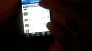 MySpace app on iPhone