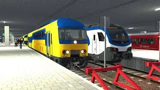 Wauw een trein rijd weg met deuren open - Train Simulator 2021
