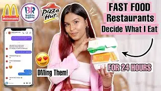 I DMed Fast Food Restaurants For Recommendations🍔🍕😍 / Mridul Sharma