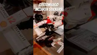 Lego F1 Ayrton Senna McLaren MP4/4 Custom Stickers