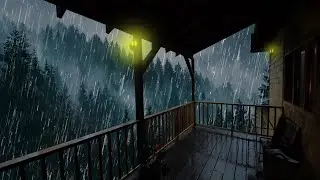 Lluvia Relajante Para Dormir, ASMR - Sonido de Lluvia y Truenos - Rain Sound for Sleeping 152