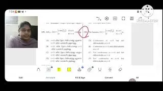 UGTRB MATHS|ARTS COLLEGE Assistant Professor TRB|TNSET|Real Analysis|Differentialble function at 0