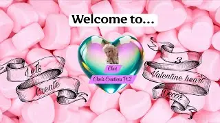 Using Dollar tree items, I create 3 beautiful heart decor! Let's create... #diy #handcrafted #hearts