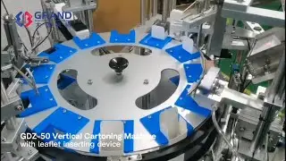 GDZ-50 Vertical Cartoning Machine with Leaflets Inserting Device Box Packing Machine-Grand Machinery