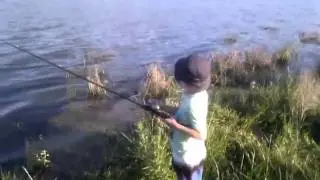Brandon and me fishing at Cressbrook.