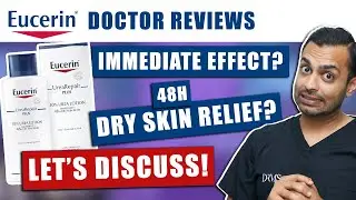 Eucerin UreaRepair PLUS: 10% Urea Body Lotion | Treat Dry & Rough Skin | Dr. Somji & Dr. Solomon