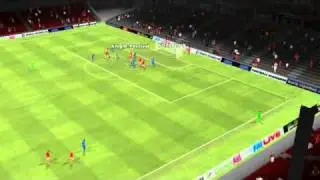 FM 2011 Wrexham vs AFC Wimbledon - Dean Keates Freekick