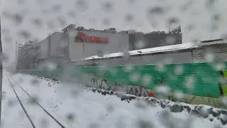 Рейд на паровозе в снегопад