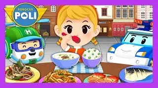 Let's eat the food evenly! | Habit play for Kids | Robocar Poli Game