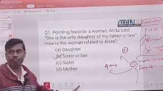RI ARI AMIN, ICDS, OSSC CGL 2026 | Reasoning Class | BLOOD RELATION MCQ #matrixdigilearn