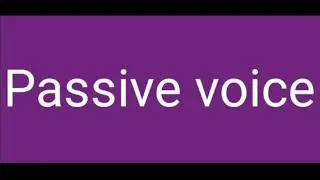 Passive voice_Rules_direct & indirect object