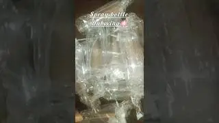 Spray bottle unboxing video 🦋