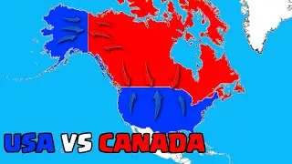 USA vs Canada | Future Animated War 2021