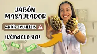 Cómo hacer JABÓN ARTESANAL ANTICELULÍTICO 🧼🔥 Perfecto para vender!