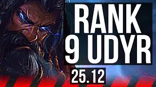 UDYR vs FIORA (TOP) | Rank 9 Udyr, 800+ games, 5/3/10 | KR Grandmaster | 25.12
