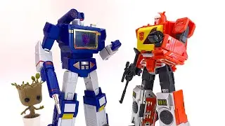 Scale Comparisons: Robot Paradise (Fanstoys) Acoustic Wave (Masterpiece Soundwave)