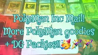 PokeMan Inc Mail! More PokeMan Goodies + DG Packies!🥳🎉🎉 #sparcesyndicate #SparceLuck #SparceMail