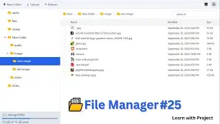 File Manager App MERN Stack ReactJS NodeJS ExpressJS MongoDB Tailwind CSS copy move and paste #25