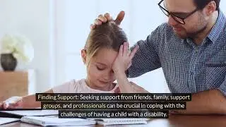 Stages of reaction and impact and coping of having a child with disability.