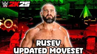 WWE 2K25 Rusev Updated Moveset + Superstar Settings #wwe2k25