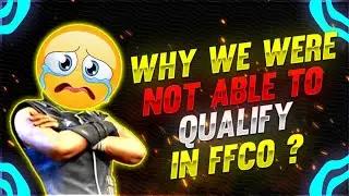FFCO - MISTAKE DONE BY OUR TEAM IN OPEN QUALIFIER 😭