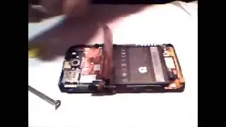 Htc one x battery and cover  removed