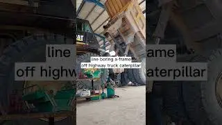 line boring aframe off highway truck caterpillar