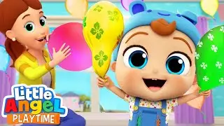 Balloon Song | Fun Sing Along Songs by Little Angel Playtime