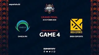 Bren Esports vs Omega GAME 4 Grand Final MPL PH S6 | Game Highlights ESPORTSTV