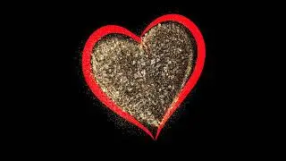 Gold Glitter Heart Animation