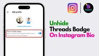 How to Unhide Threads Badge on Instagram | Unhide Threads Badge on Instagram Profile