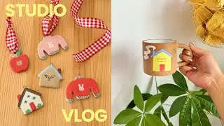 Последний студийный видеоблог в этом году 🌲✨ Результаты глазури, жестяные украшения и рождественс...